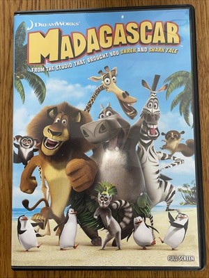 Madagascar (DVD, 2005, Full Screen) Dreamworks I Like To Move It