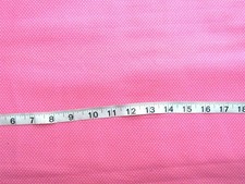 1 yd 100 Cotton Fabric Pink with Small White Dots