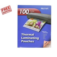 100-Pack 5 Mil Thermal Laminating Pouches: Perfect for Photos  Artworks