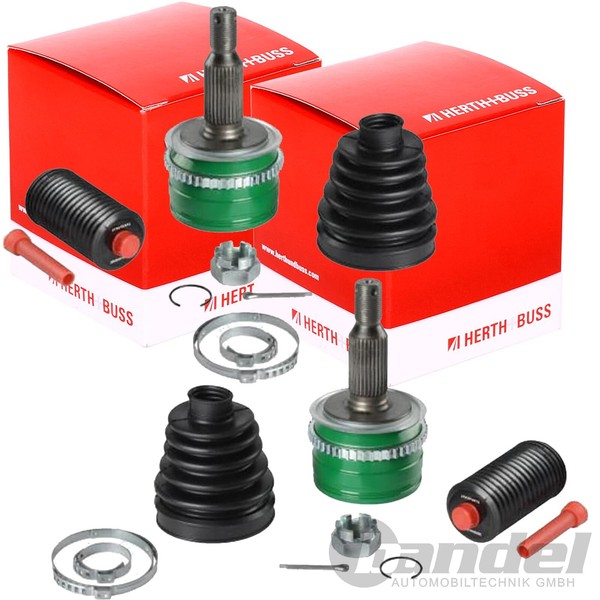 2X Herth+Buss Antriebswellengelenk Satz Radseitig Passend FüR Mitsubishi L200-image