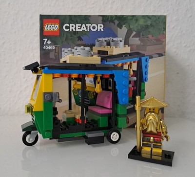LEGO CREATOR 40469 Tuk-Tuk  AutoRikscha mit Minifigur - gebraucht m. OVP