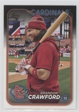 2024 Topps Update Golden Mirror Image Variation Brandon Crawford #US31 0t2