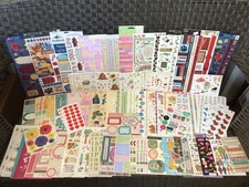 HUGE STICKER LOT~80 Shts.~Mixed Themes & Brands~NEW