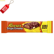 Reese  s Peanut Butter Candy Bar Crispy Crunchy King Size Pack of 18 - US