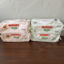 Huggies Natural Care Baby Wipe Soft Pack 4 Pack 64 Wipes Total 256 Wipes
