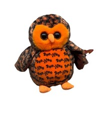 Ty Beanie Baby Boo Hoo Owl Retired 2006 Hallmark Halloween with Tag Brand New