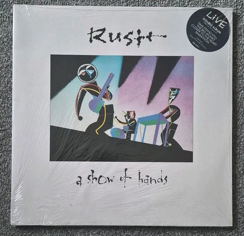 Rush a Show of Hands Sealed Europe 2LP 1989 Release, Vertigo Label NM/NM