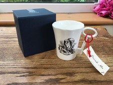Alice im Wunderland Whittard Becher mit Schlüsselhenkel - Verrückter Hutmacher Teeparty - Neu Verpackt