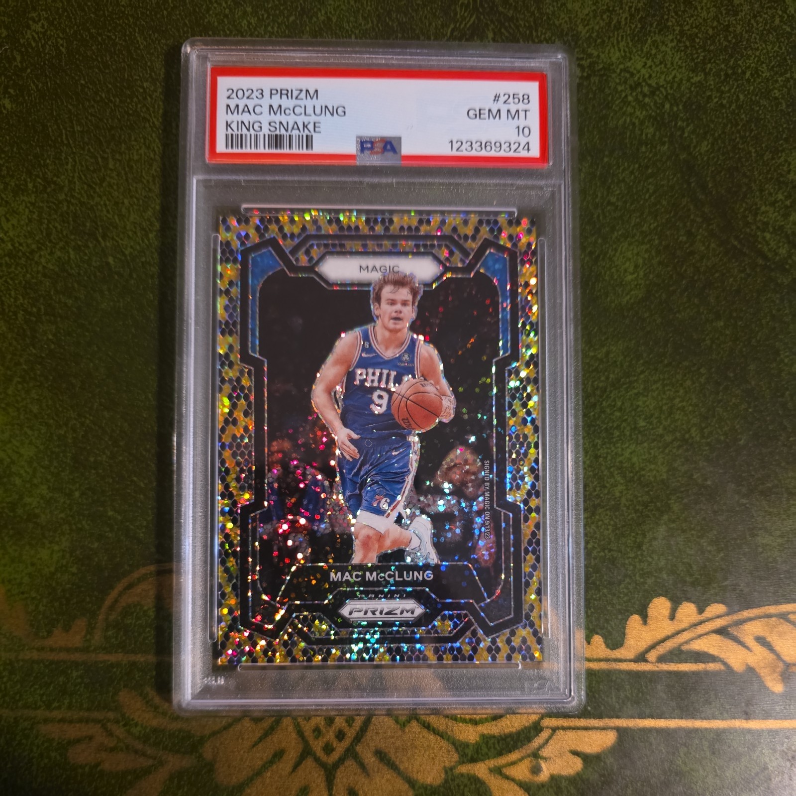 2023-24 Panini Prizm - Mac McClung #258 Snake Skin Prizm