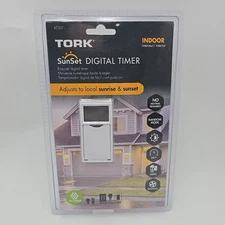 TORK 16-Amps 120/277-volt Indoor Programmable Digital Lighting Timer