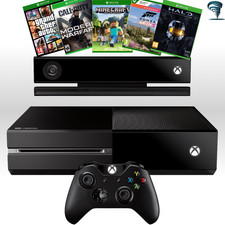 Xbox One Kinect Microsoft 500GB With 1 Remote Cables Plus 5 Games Refurbished