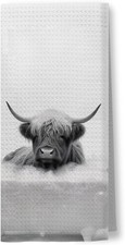 Cow Gifts Hand Towels, 16x24 Inch, Polyester, Casual, inches, Color 04