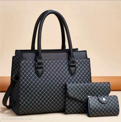 Damen Handtasche 3'er Set