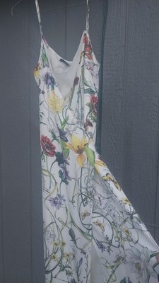 gucci rose garden print silk dress Gucci Rose printed silk dress