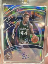 Sam Perkins Auto #/5 2020-21 Panini Spectra Basketball Mavs Legend Autograph
