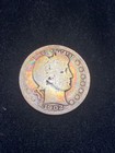 1902-P Silver Barber Quarter 25c, Colorful Rainbow Album Toning — photo 1