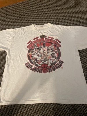 Vintage Chicago Bulls 1997 NBA Finals World Champions STARTER T-Shirt Jordan XL