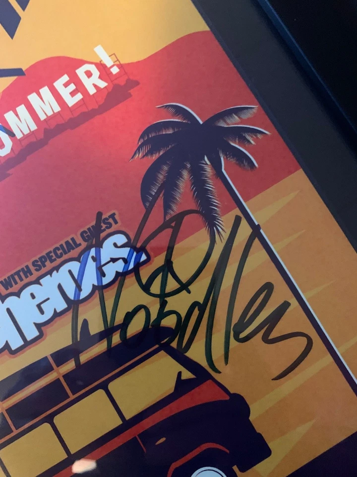 the offspring  concert poster 2018 autographed never ending tour - Image 3 of 4