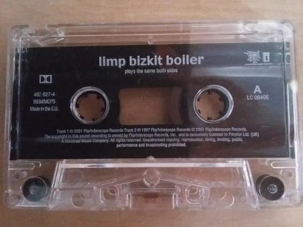 Limp Bizkit Boiler cassette UK Interscope 2001 cassette single in card outer - Image 4 of 4