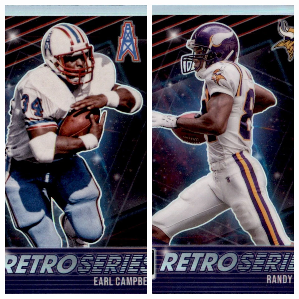 Juego completo de 25 tarjetas Panini Donruss Optic Retro Series Holo Prizm 2021 Foto 2 de 4