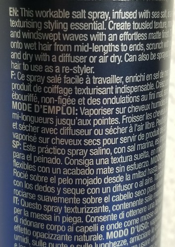 Tigi Catwalk TEXTURISING SALT SPRAY Matte Finish Styling Waves 9.13 oz/270mL New - Picture 5 of 10