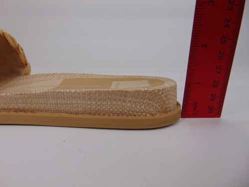 Dolce Vita Pearl Raffia Low Casual Slide Sandals, Women's Size 10.0 Med, - Picture 13 of 13