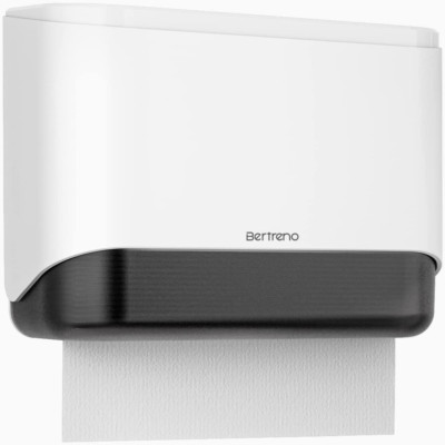 Dispensador De Toallas Y Papel Comercial Pared Gran Capacidad 200 Toallas Blanco