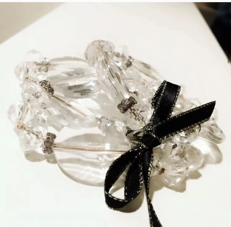 Ann Taylor Loft Mujer Lucite Bead Bracelet Trío Nuevo Sin Etiquetas 39 Juego de 3 Foto 3 de 4