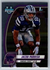 Jacob Parrish Kansas State 2024 Bowman University Chrome Football