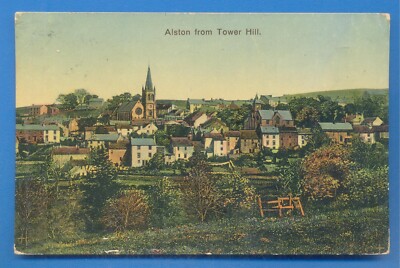 ALSTON VON TOWER HILL.POSTKARTE VERSCHICKT 1915