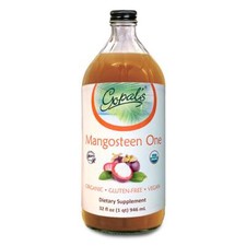 Gopals 100 % PURE Organic MANGOSTEEN ONE Juice Liquid Superfruit  32oz Glass  
