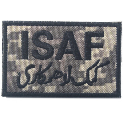ISAF International Security Assistance in Afghanistan 3D USA ARMY HOOK ...