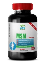 joint support minerals - MSM 1000MG - arthritis pain relief supplement 1B
