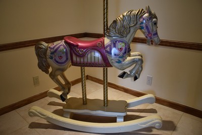 s & s wood carvers rocking horse