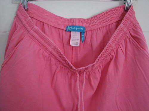 Womens Fresh Produce Jersey Shorts Size XXLarge Pink Drawstring XXL Classic EUC! - Picture 5 of 5