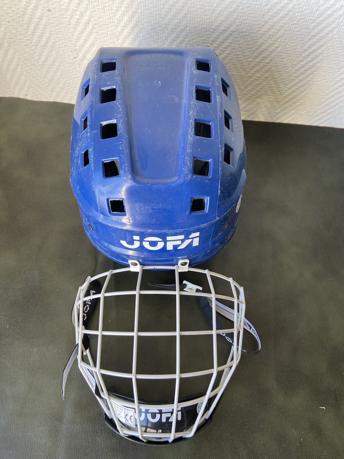 Swedish JOFA hockey helmet 285 vintage classic blue eBay