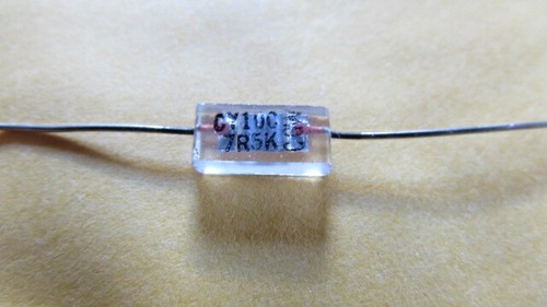 7.5pF 500V 10% CY10C7R5K Corning / AVX Glass Capacitor Mil Audio NOS USA 1 piece - 第 1/6 張圖片
