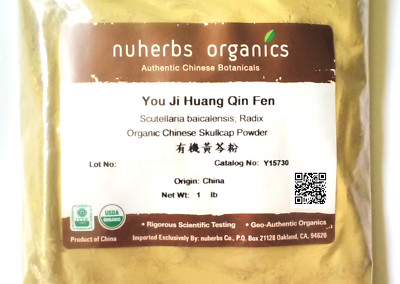 Skullcap Root Organic Powder Scutellaria baicalensis Huang Qin Nuherbs 1 lb