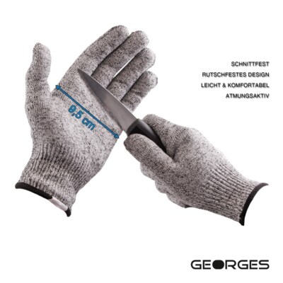 Schnittschutzhandschuhe Cut Level 5 Arbeitsschutz schnittfeste Mesh Handschuhe