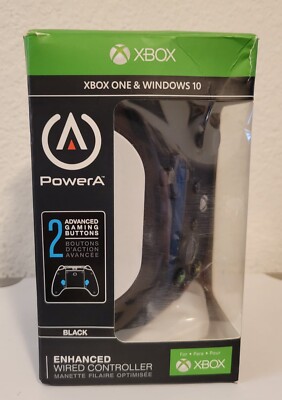 PowerA Enhanced Wired Controller for Xbox One and Windows 10 - Black