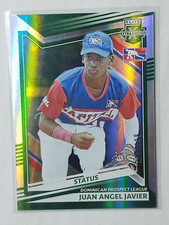 2022 Panini Elite Extra Edition Status Green Juan Angel Javier #184 #d #/499