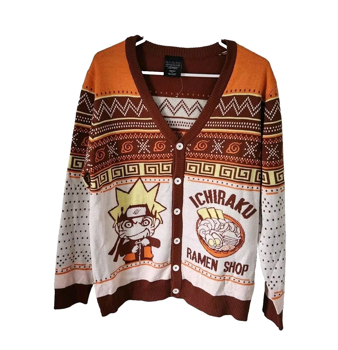 Naruto Shippuden Naruto Ugly Christmas Sweater Nine Tails Mode