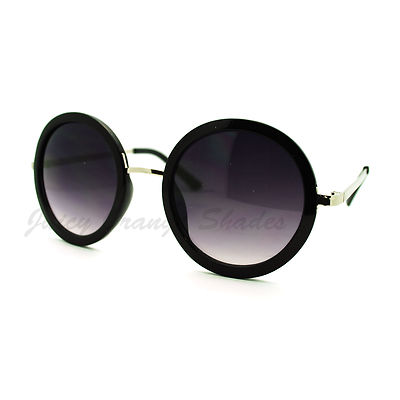 Women's Designer Retro Fashion Round Circle Sunglasses