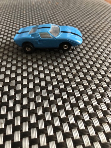 Vintage Aurora Blue Gt T Jet - vibrator H O Slot Cars runs Clean - Imagen 2 de 6