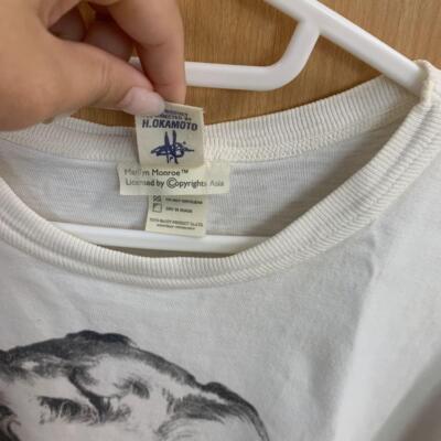 TOYs McCOY Marilyn Monroe T-Shirt White Size XL Used From
