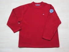 Vintage 1990's Tommy Hilfiger L Pullover Fleece Sweatshirt Globe Logo Flag