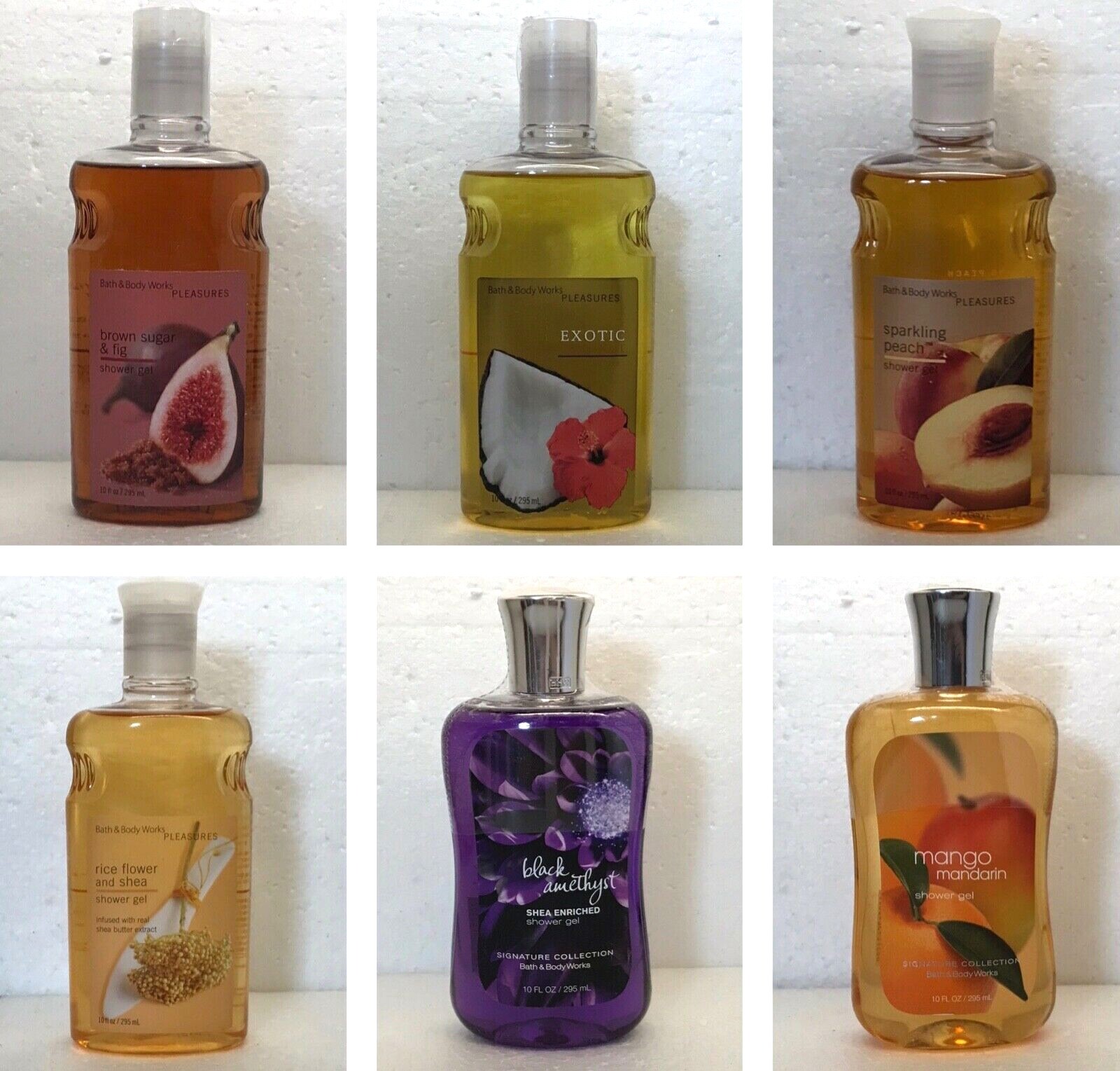 Rare & Retired Bath & Body Works Shower Gel Collection 10oz