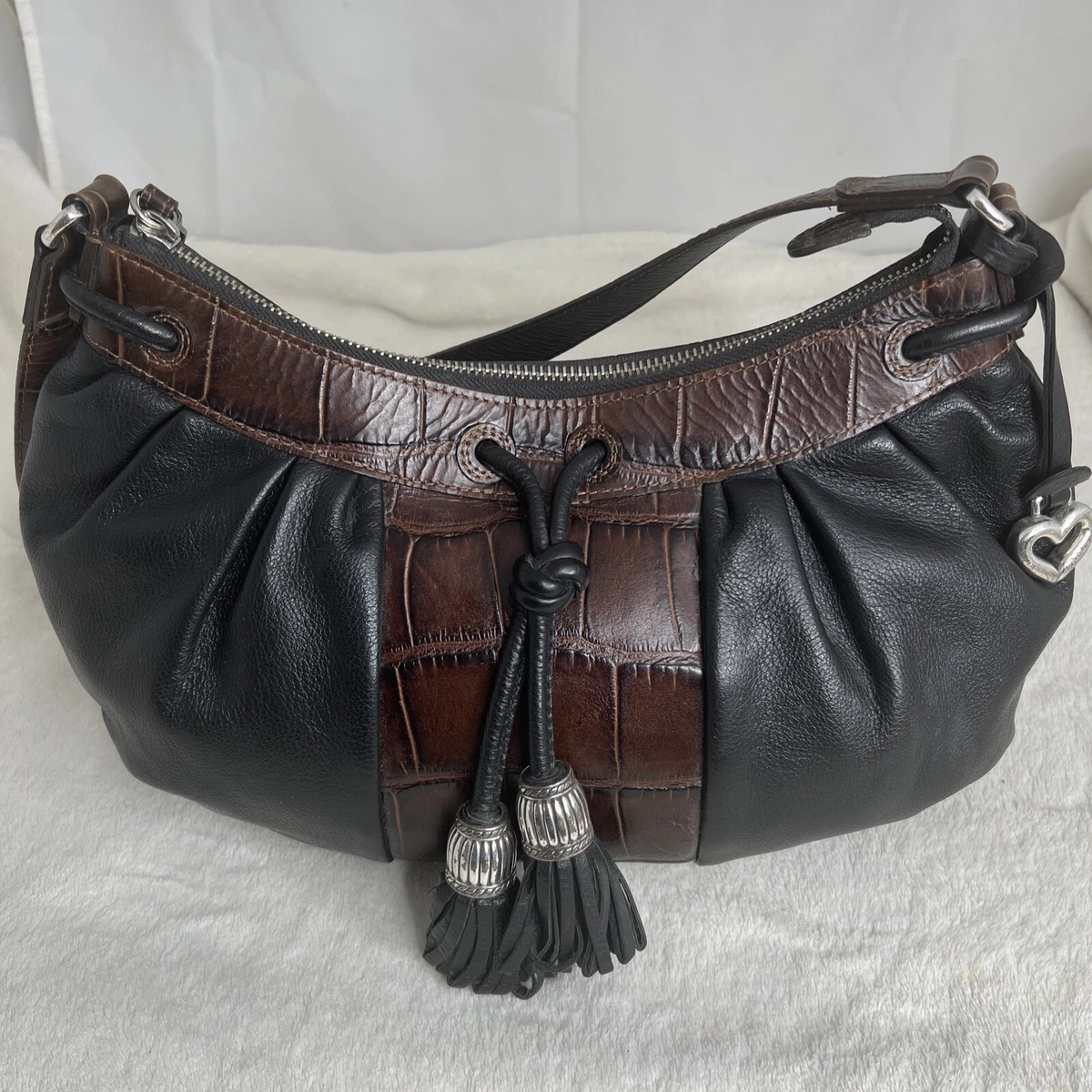 Leather Tassel Handbag