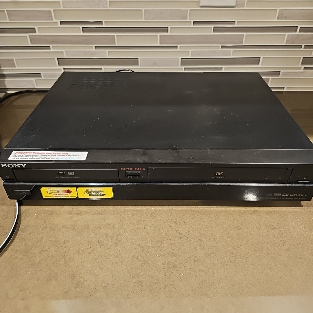Sony RDRVX525 DVD VCR VHS Combo Player Recorder Dub Transfer HDMI