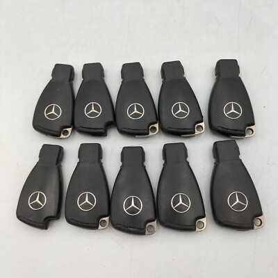 Mercedes Fernbedienung Schlüsselanhänger Restposten 2 & 3 Tasten geprüft original A C E CLK x10 #3